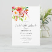 Rustic Charm Bachelorette Weekend Planning Kaart (Staand voorkant)