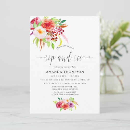  Rustic Charm Sip en Zie Kaart (Staand voorkant)