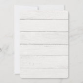 Rustic Cheer Holiday Party Kaart (Achterkant)