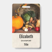 Rustic Chef's Table Bounful Harvest Badge (Back)