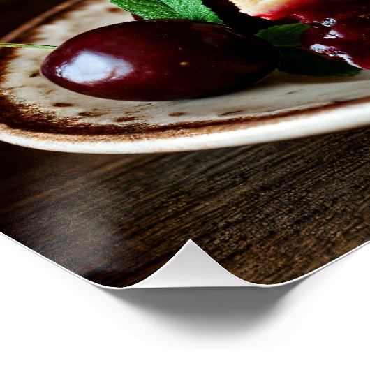 Rustic Cherry Pie Poster (Coin)