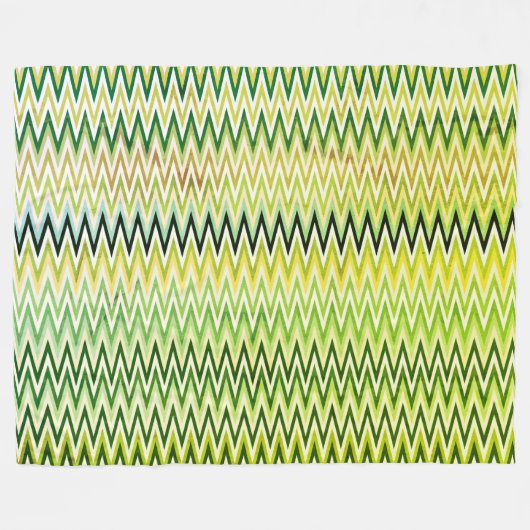 Rustic Chevron Zigzag Pattern Fleece Deken (Voorkant (Horizontaal))