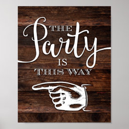 Rustic Chic ARTITY IS DEZE MANIER VAN de Druk LINK Poster