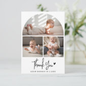 Rustic Chic Baby shower Merci photo (Debout devant)