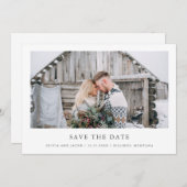 Rustic Chic | Enkele foto Save The Date (Voorkant / Achterkant)