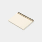 Rustic Chic Pyramids Post-it® Notes (Schuin)