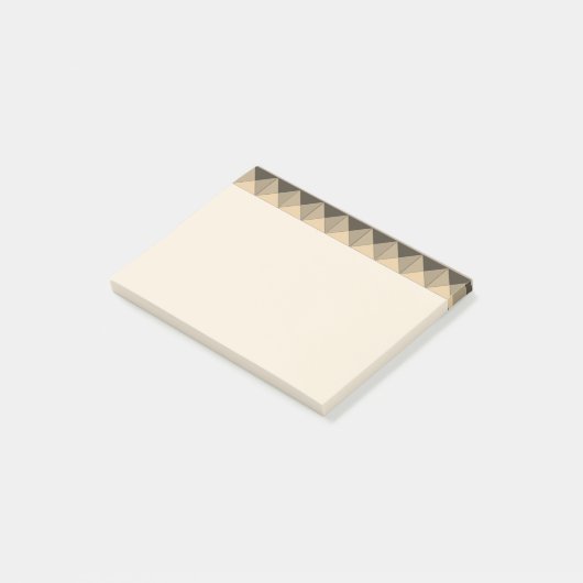 Rustic Chic Pyramids Post-it® Notes (Schuin)