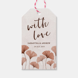 Rustic Chic Terracotta Wedding Favor Gift Labels Cadeaulabel