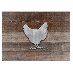 Rustic Chicken (Bruin Boards) Snijplank