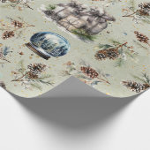 Rustic Christmas Cadeaupapier (Hoek)