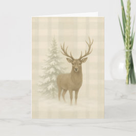 Rustic Christmas Card Kaart