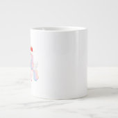 Rustic Christmas Mug – Cozy Holiday Hot Chocolate  Extra Grote Beker (Voorkant)