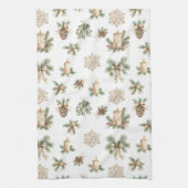 Rustic Christmas Tea Towel Theedoek (Verticaal)