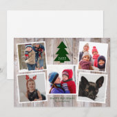 RUSTIC CHRISTMAS TREE Photo Collage (Voorkant / Achterkant)
