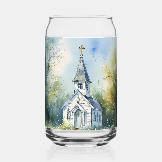 Rustic Church Path in Wildflower Meadow (Verso)