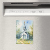 Rustic Church Path in Wildflower Meadow Magneet (Insitu (Vaatwasser))