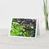 Rustic Citronella Leaf Portrait Kaart (Voorkant)