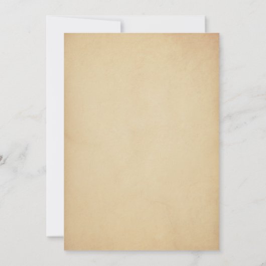 Rustic Citrouille Invitation Anniversaire Premier  (Dos)