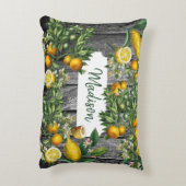 Rustic Citrus Garden Accent Kussen (Achterkant (Verticaal))