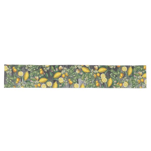 Rustic Citrus Garden Lange Tafelloper (Horizontaal)
