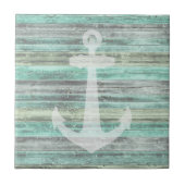 Rustic Coastal Decor Anchor Tegeltje (Voorkant)