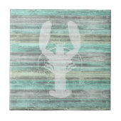 Rustic Coastal Decor Lobster Tegeltje (Voorkant)