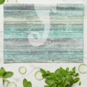 Rustic Coastal Decor Seahorse Theedoek (Gevouwen)