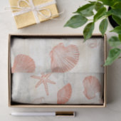 Rustic Coastal - Zeeschelpen, Zeesterren, Reef (29 Tissuepapier (Geschenk)