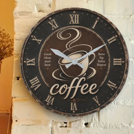 Rustic Coffee Bar Decor Gift Grote Klok