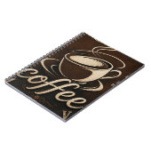 Rustic Coffee Bar Decor Gift Notitieboek (Linkerzijde)