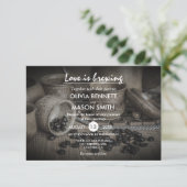 Rustic Coffee Bean-Love brasse la carte Mariage (Debout devant)