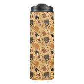 Rustic Coffee Love - Mok en hartpatroon (Voorkant)