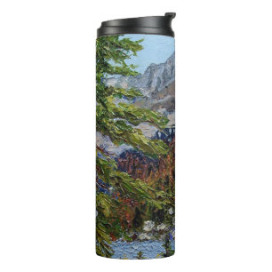 Rustic Colorado Rocky Mountain Lake Scene Thermosbeker