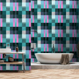 Rustic Contemporary Plaid Behang