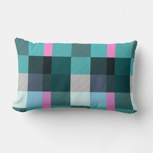 Rustic Contemporary Plaid Kussen (Voorkant)