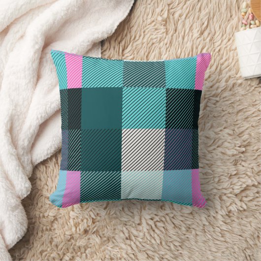 Rustic Contemporary Plaid Kussen (Deken)