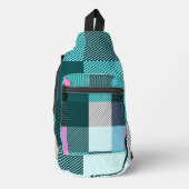 Rustic Contemporary Plaid Sling Bag (Voorkant)