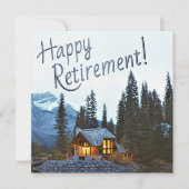 Rustic Cottage - Happy Retirement Party - Kaart (Voorkant)