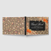 Rustic Country Autumn Fall Wedding Gastenboek (Volledig)