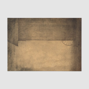 Rustic Country Barn Brown Sepia textuur Tissuepapier