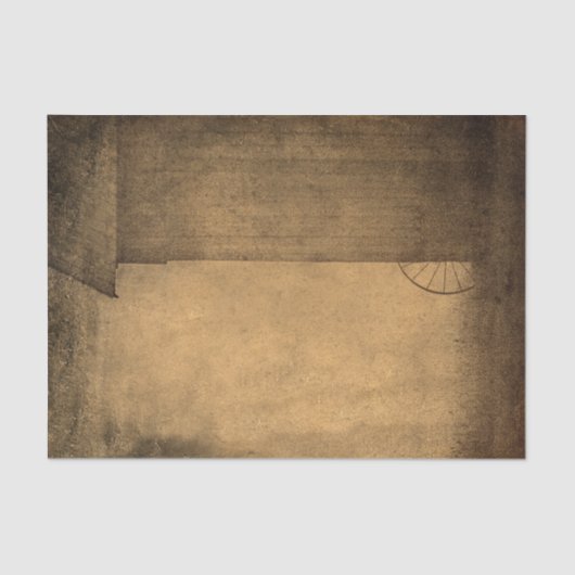 Rustic Country Barn Brown Sepia textuur Tissuepapier (Voorkant)
