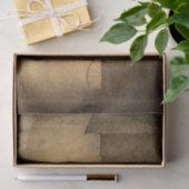 Rustic Country Barn Brown Sepia textuur Tissuepapier (Geschenk)