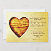 Rustic Country Barn Invitations au mariage de coeu (Devant)