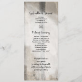 Rustic Country Barn Wood Wedding Programme Programma (Voorkant)