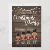 Rustic Country Christmas Nutcracker Invitation (Devant)