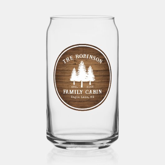 Rustic Country Famille Cabines Arbres Bois Planche (Recto)