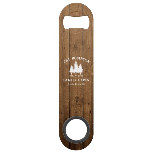 Rustic Country Famille Cabines Arbres Bois Planche (Devant)