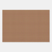 Rustic Country Gingham and Polka Dots Inpakpapier Vel (Voorkant)