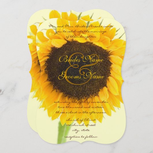 Rustic Country Grange Faire-part de mariage tourne (Devant / Derrière)