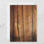 Rustic Country Grange Wood Wedding Invitations (Dos)